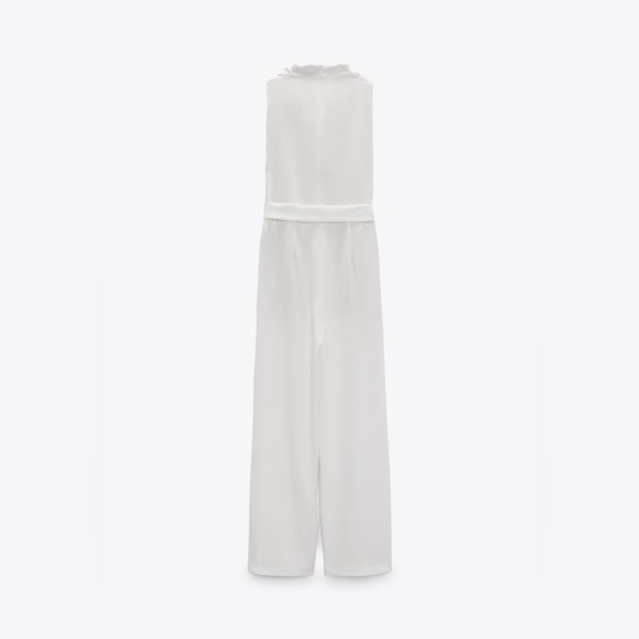 Zara jumpsuit white romper kaftan - Picture 7 of 13